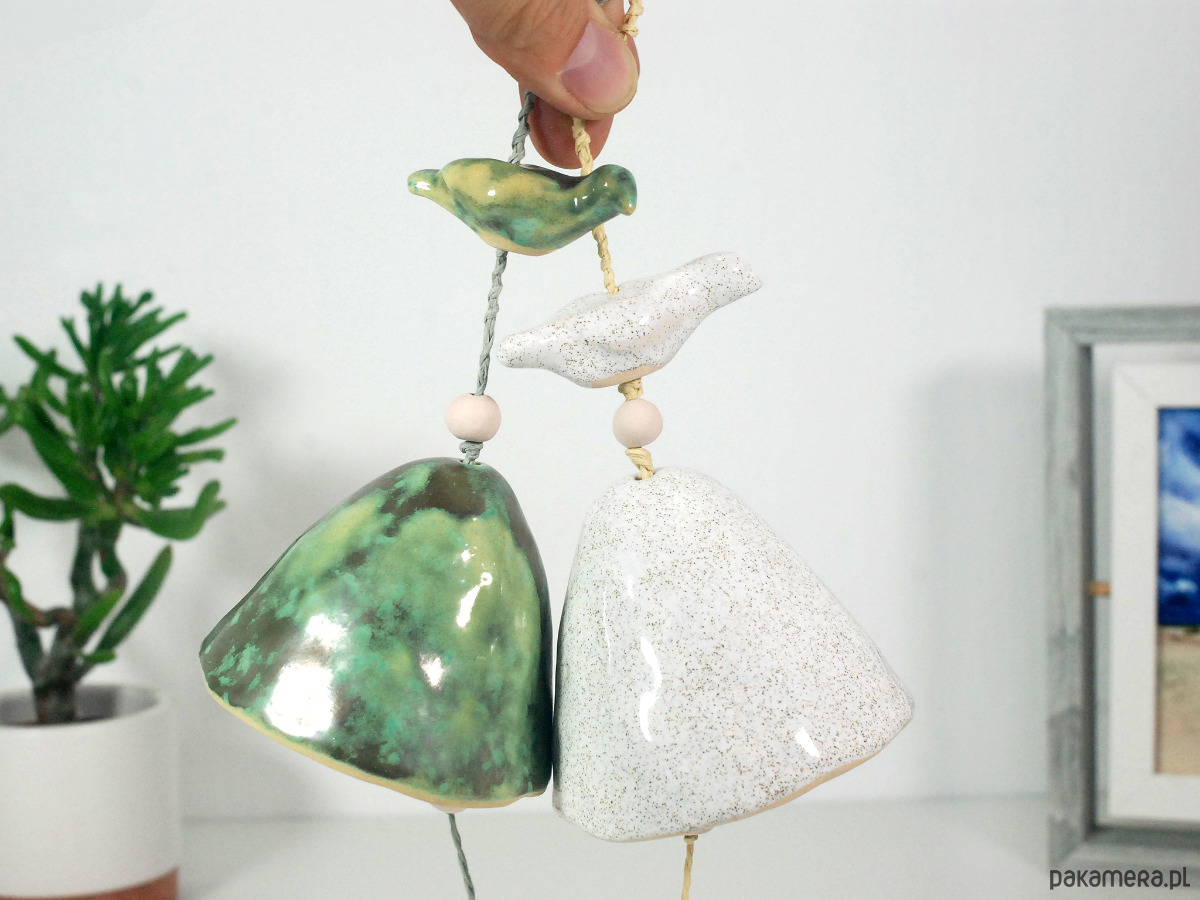 Ozdoby na ścianę Wisząca dekoracja ceramiczna do salonu, sypialni 2