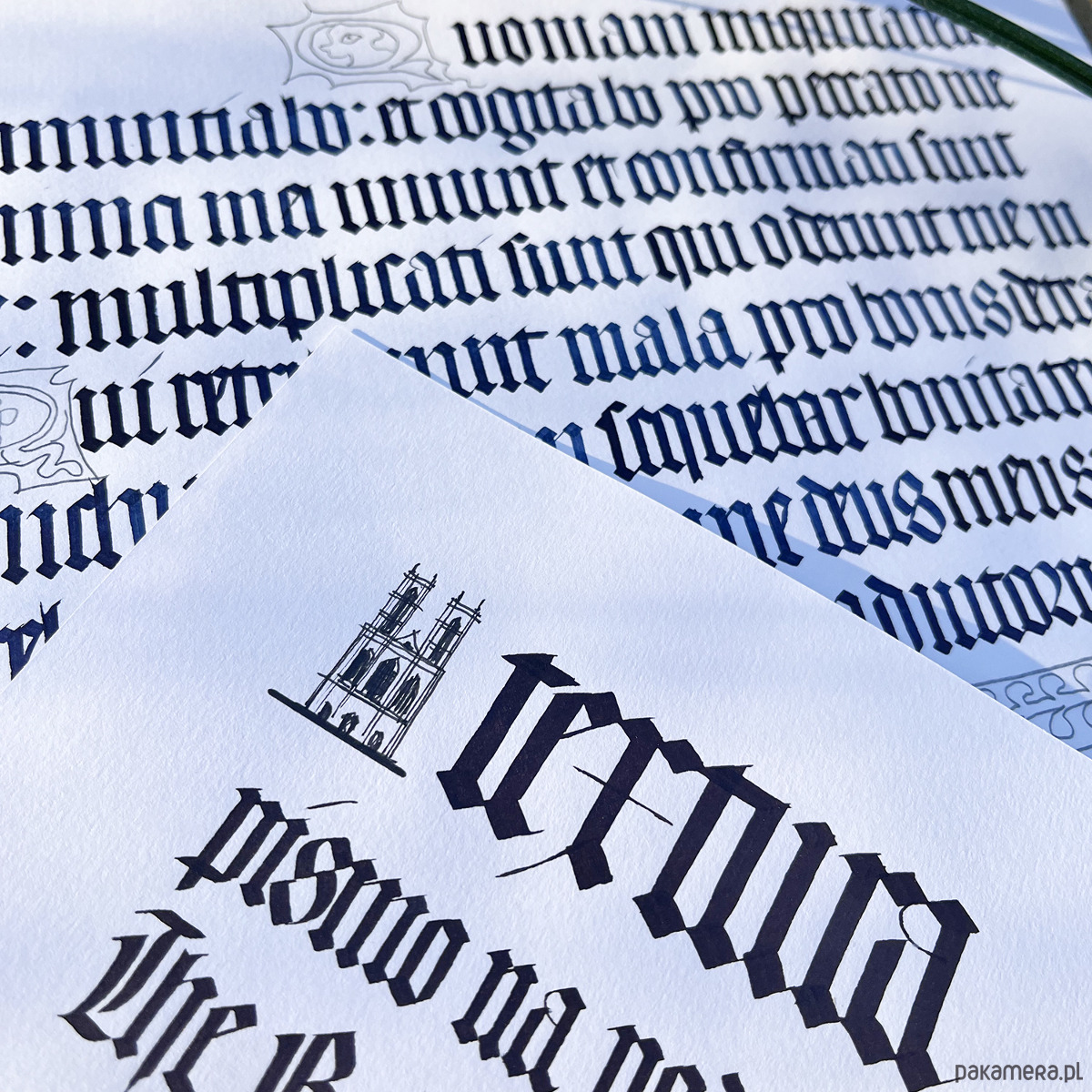Warsztaty inne Textura Pismo gotyckie na podstawie The Bohun Psalter 0