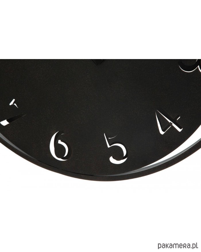 zegary Zegar Metalowy Zegar Ścienny Moon 60 cm 2