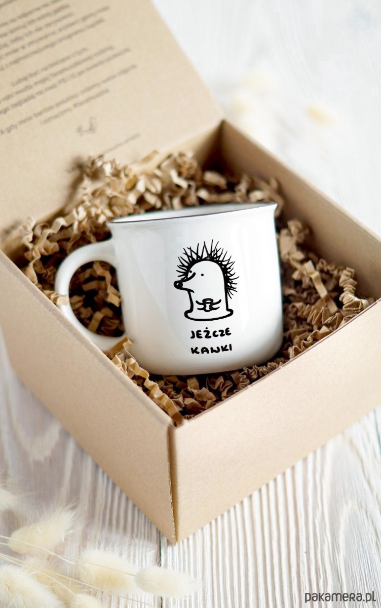 kubki Kubek JEŻcze kawki!, dla miłośnika kawy 1