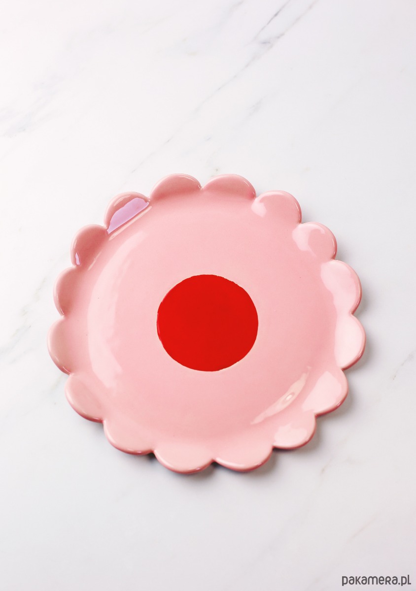 patery i talerze Ceramiczny talerz kwiatek 4