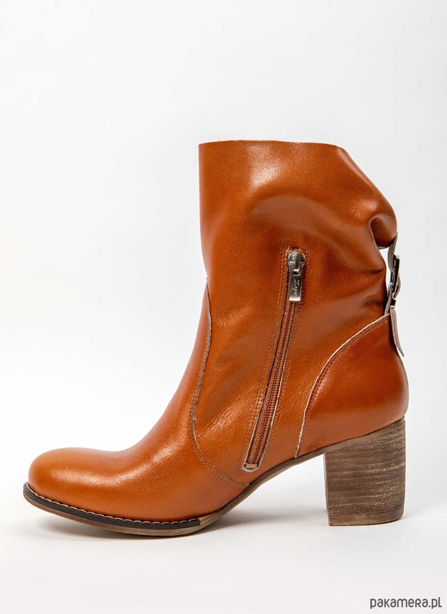 botki damskie SKÓRZANE BOTKI ZAPATO 497 RIDU RETRO 3