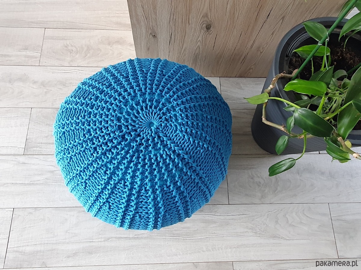 pufy do siedzenia Dziergany puf, puf, pufa, pufa na drutach 2