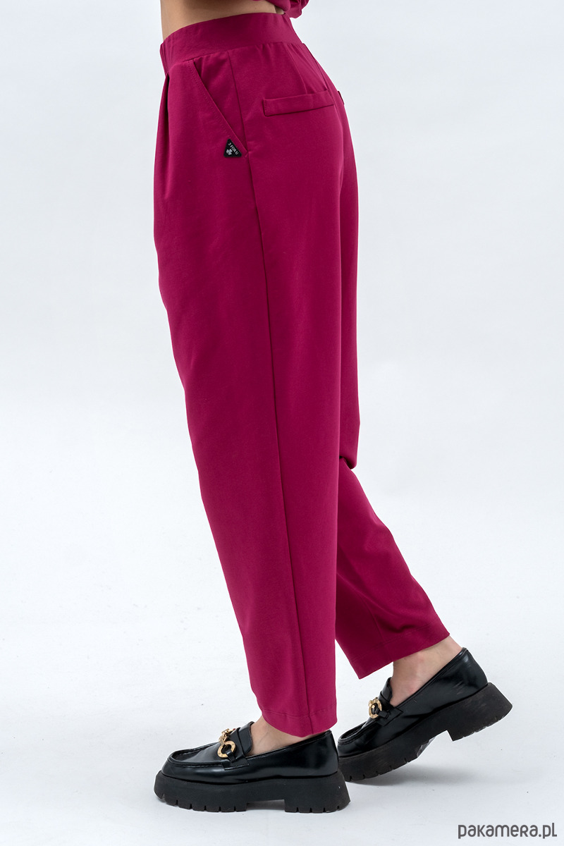 spodnie dresowe damskie Dresowe spodnie damskie ,,ADALET" amarant 1