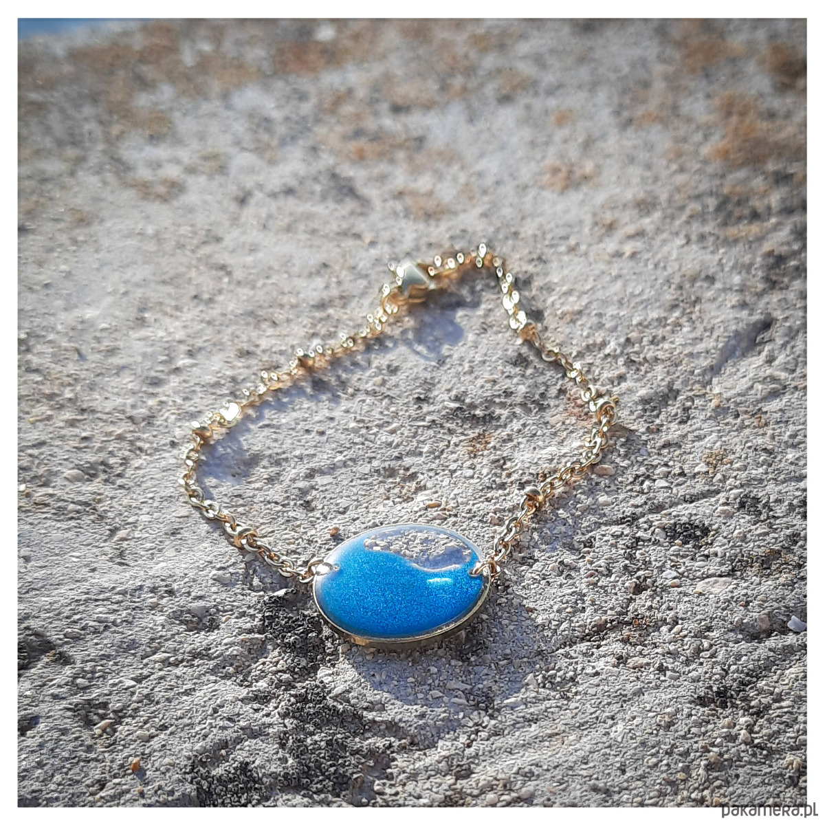 bransoletki z żywicy Zielona bransoletka Dolci 2