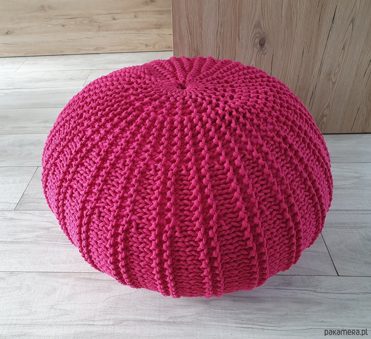 pufy do siedzenia Dziergany puf, puf, pufa, pufa na drutach 2
