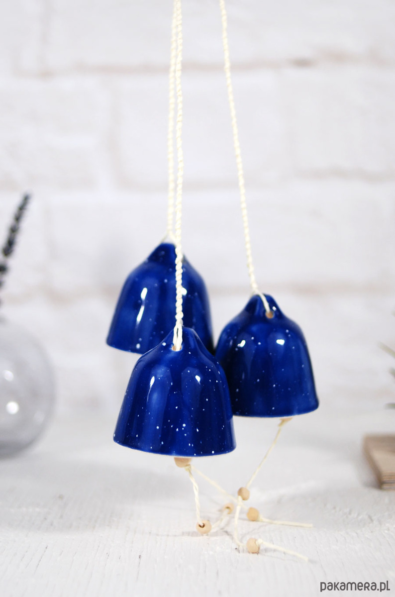 ozdoby choinkowe Ozdoby choinkowe ceramiczne dzwonki - niebo 6