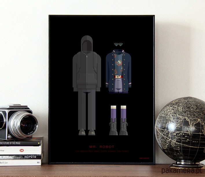 plakaty Mr. Robot - plakat fine art 50x70 cm 4