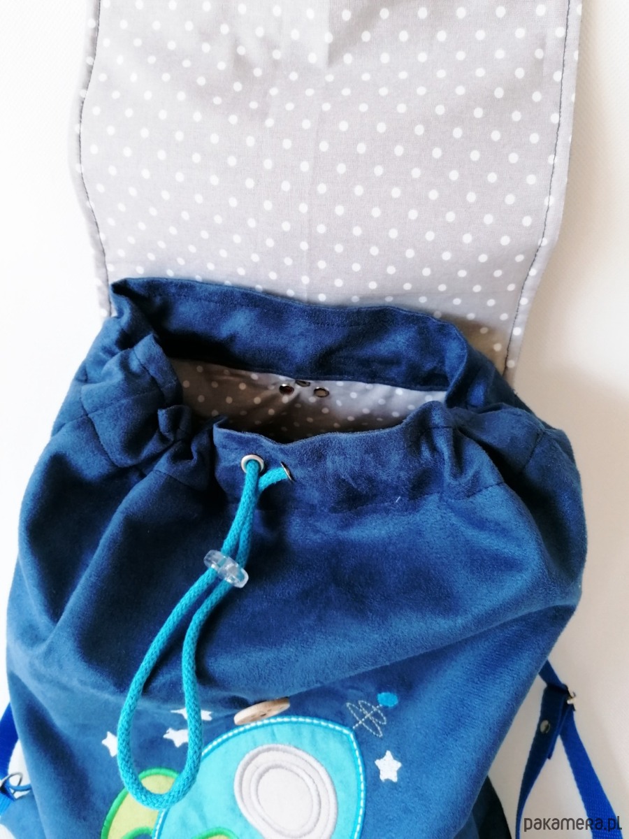 torebki, worki i plecaki dziecięce Personalizowany prezent dla chłopca - plecak z rakietą 3