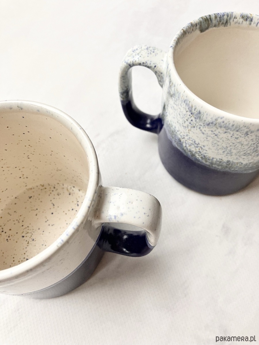 kubki Kubek *White and blue* 400ml 2