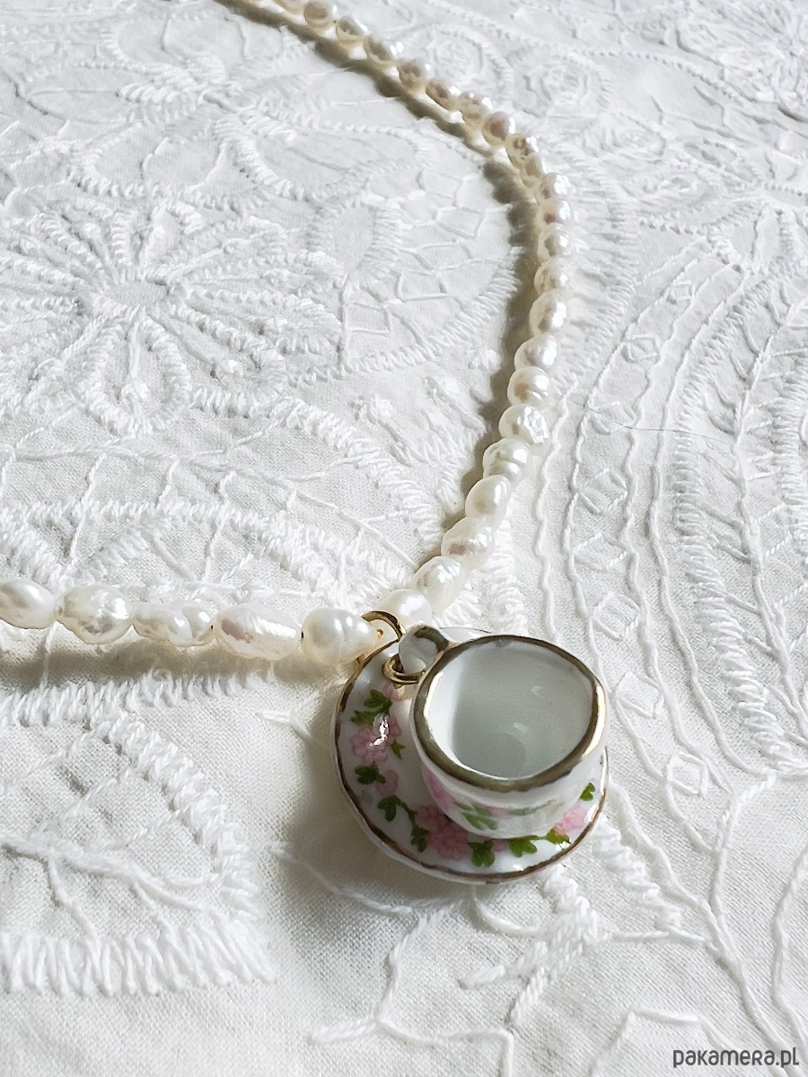 chokery Naszyjnik Herbatka 2