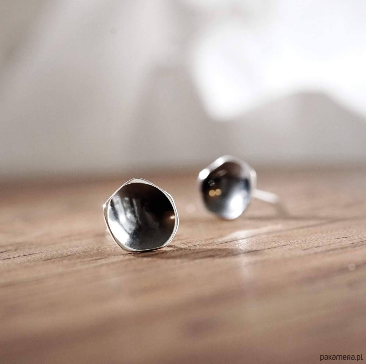 kolczyki srebrne Kolczyki srebrne płatki 2