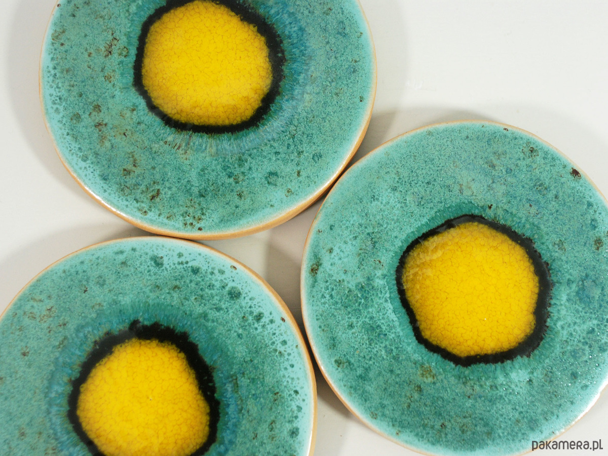 podkładki do kuchni Ceramiczne podkładki na stół - pawie oko 4