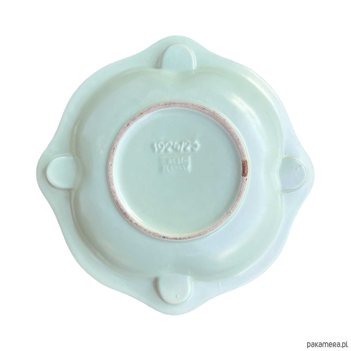 patery i talerze Talerz adwentowy świecznik ceramiczny, Jasba, Niemcy lata 60. 4