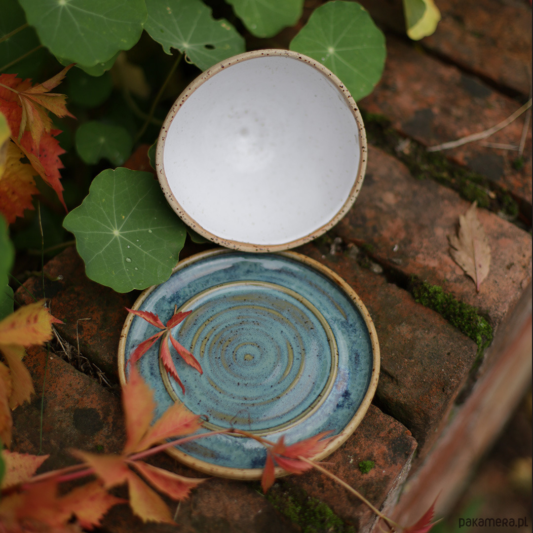 kuchnia - różne Maselniczka niebieskości 6