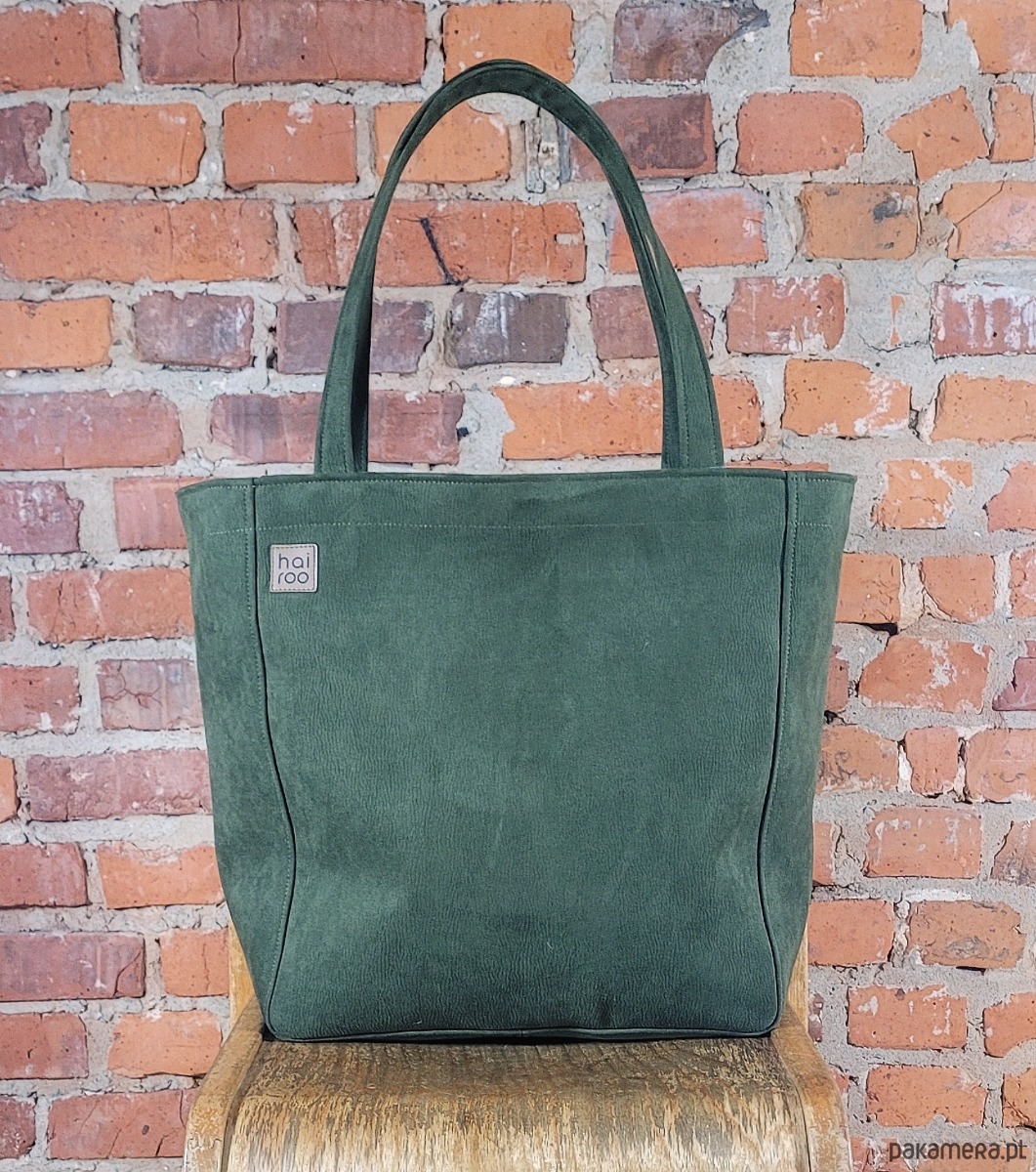torby na ramię Lazy bag Bukka zielona vegan oversize 1
