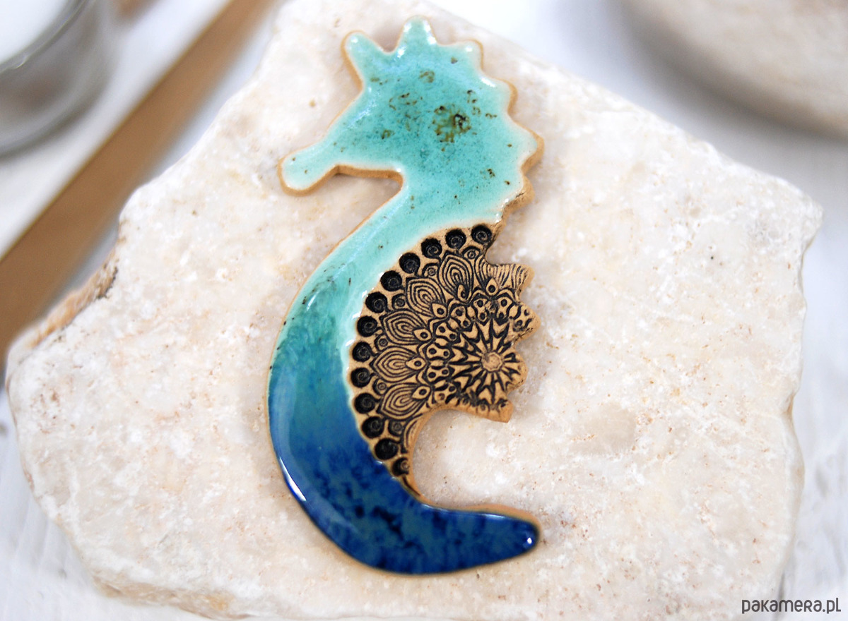 magnesy Ceramiczny konik morski -  magnes na lodówkę 6