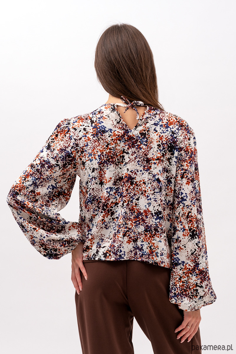 bluzki z długim rękawem damskie Bluzka ,,SILA " paint  splash 2