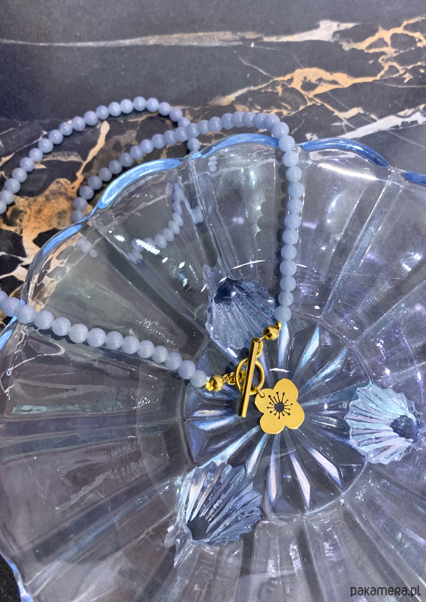 wisiory Kolekcja 70's vibe - Anemone sky  - Naszyjnik 1