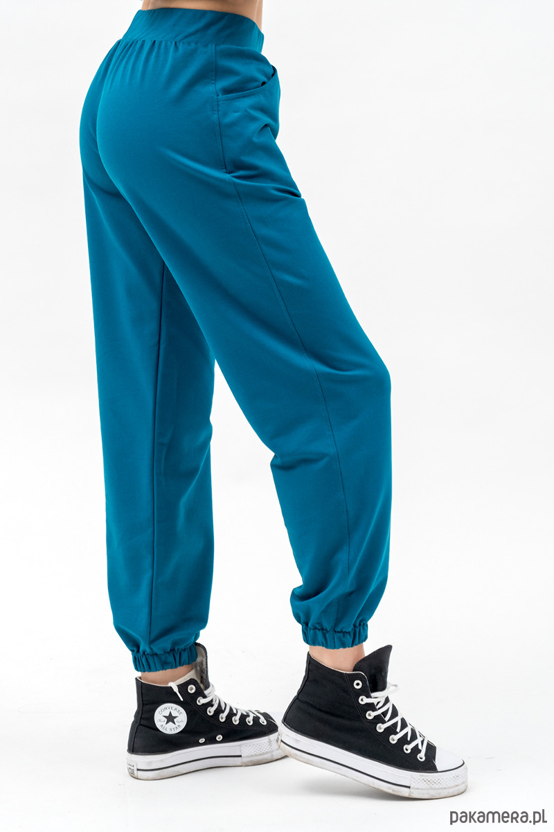 spodnie dresowe damskie Dresowe spodnie damskie ,,SEHER" petrol 2
