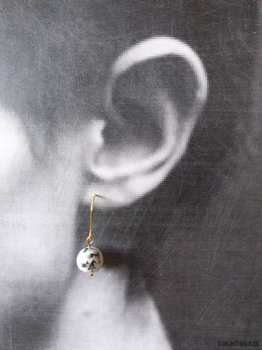 kolczyki z kamieniami Kolczyki FANABERIA  kamień księżycowy 1