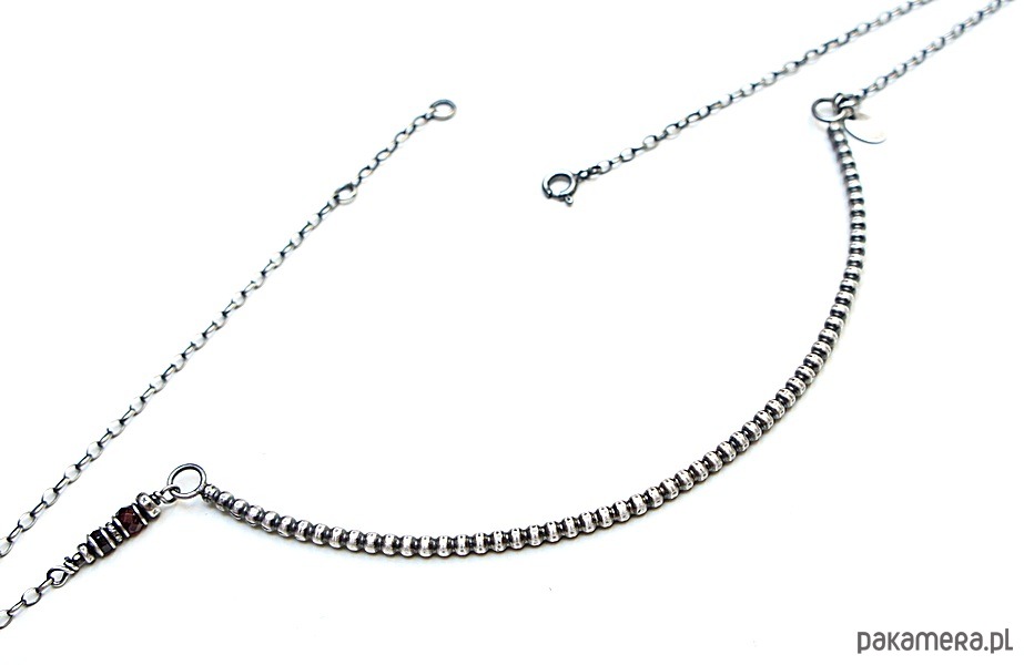 srebrne naszyjniki Kulkowa obręcz  kolia 4