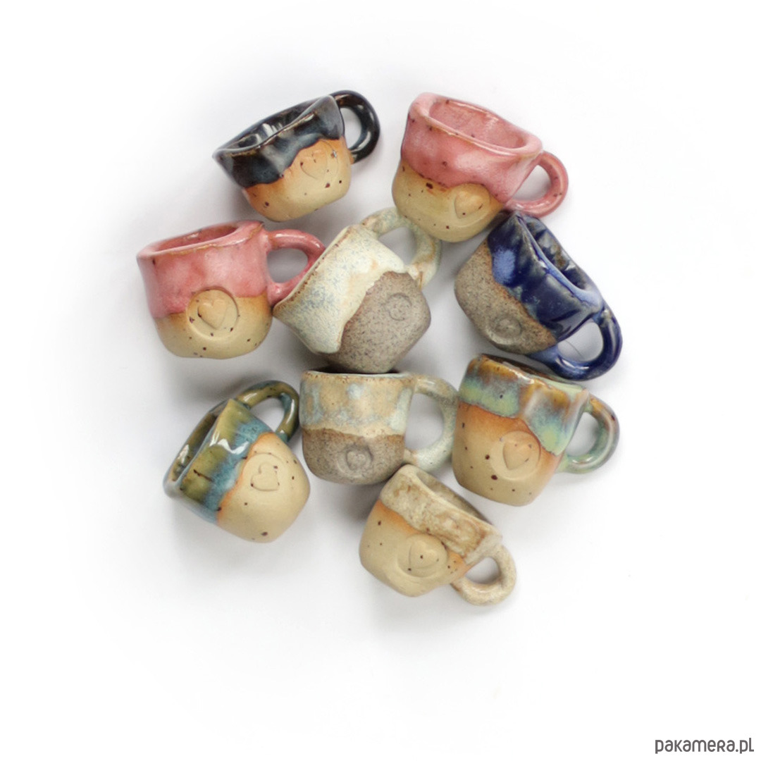 breloki Mini kubeczek turkus 3