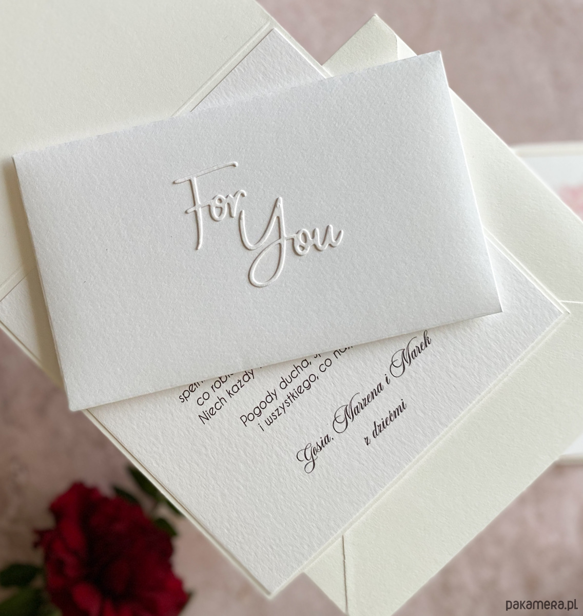 kartki scrapbooking Kartka urodzinowa z kopertą prezentową, BH 75 1