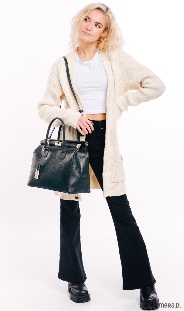 torebki do ręki Torba skórzana Shopper (6880) 5