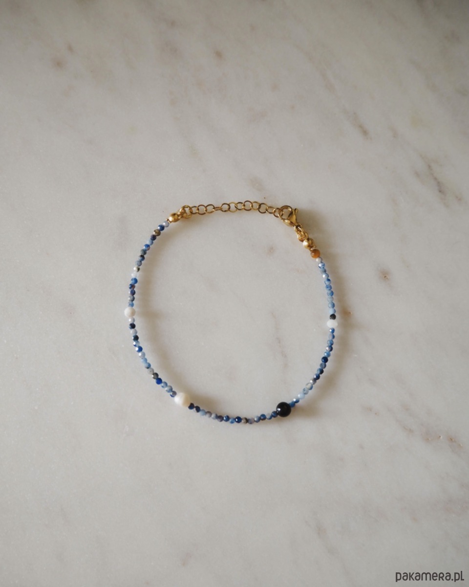 bransoletki z kamieni naturalnych Bransoletka z kamieni naturalnych sodalit 2