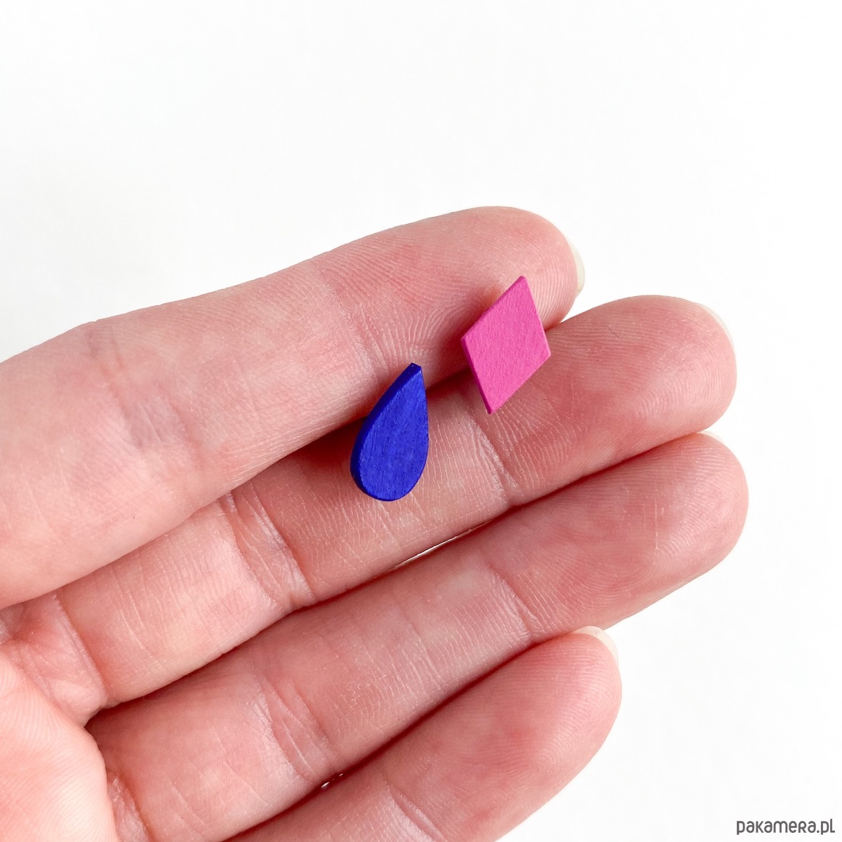 kolczyki drewniane Kolczyki Nie Do Pary MINI 2