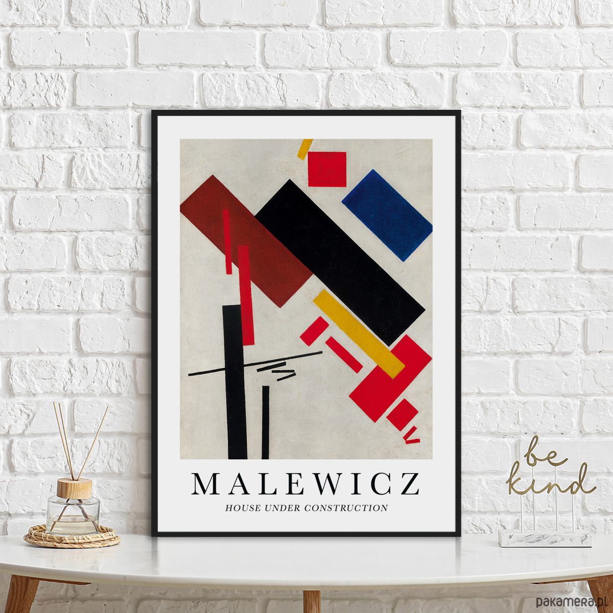plakaty Plakat Kazimierz Malewicz House under Construction 2
