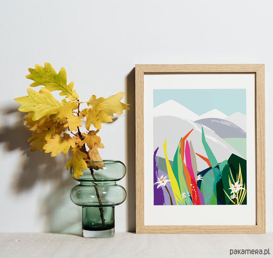 plakaty Plakat z górami 2