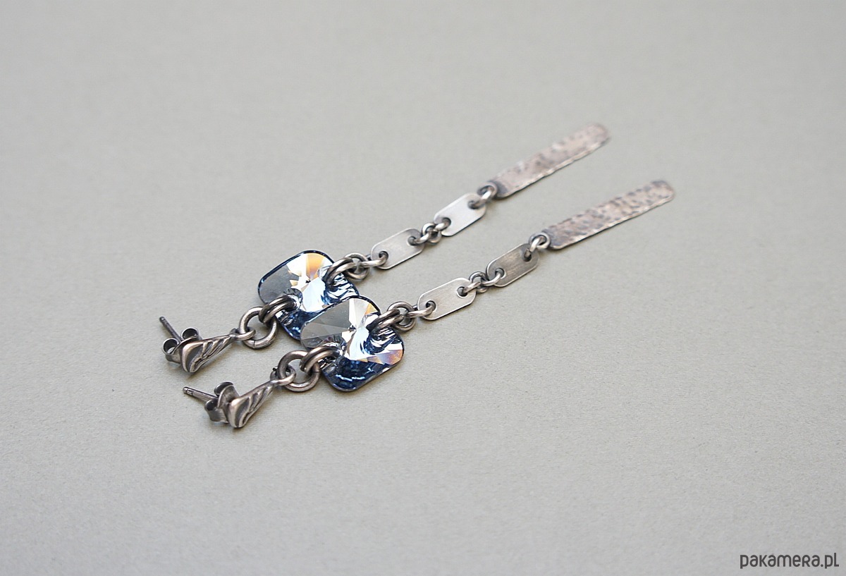 kolczyki z kamieniami Kolczyki Denim jeans vol. 3 7