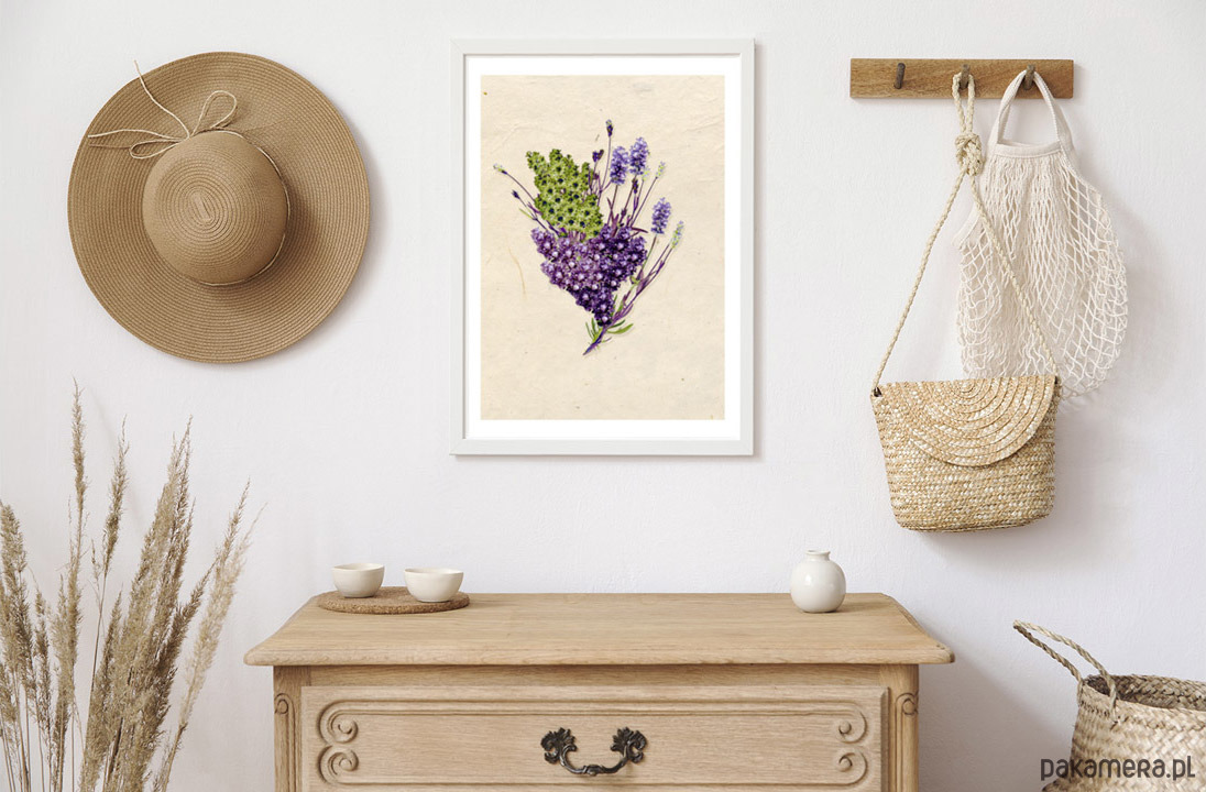 plakaty Plakat z lawendą, rustykalny 1