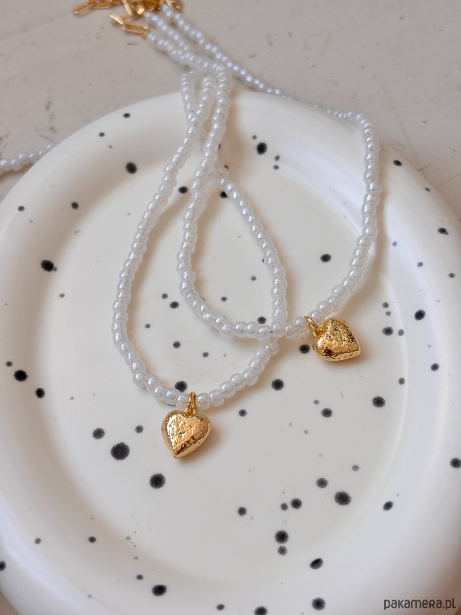 naszyjniki - inne Naszyjnik z sercem 4