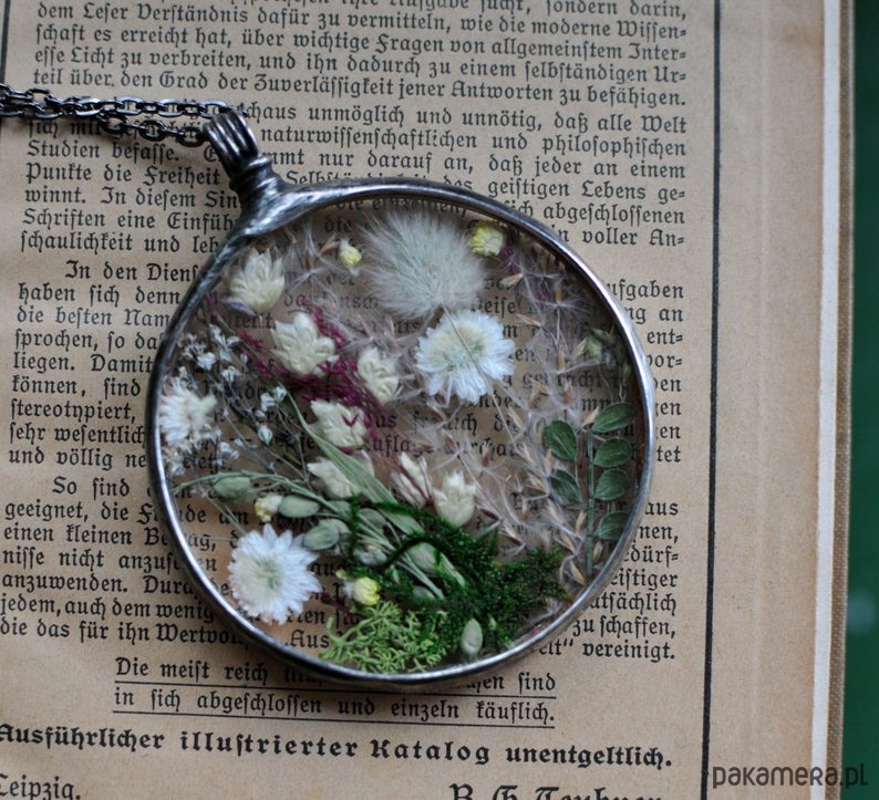 wisiory Naszyjnik Zieleń z Puszkiem 2