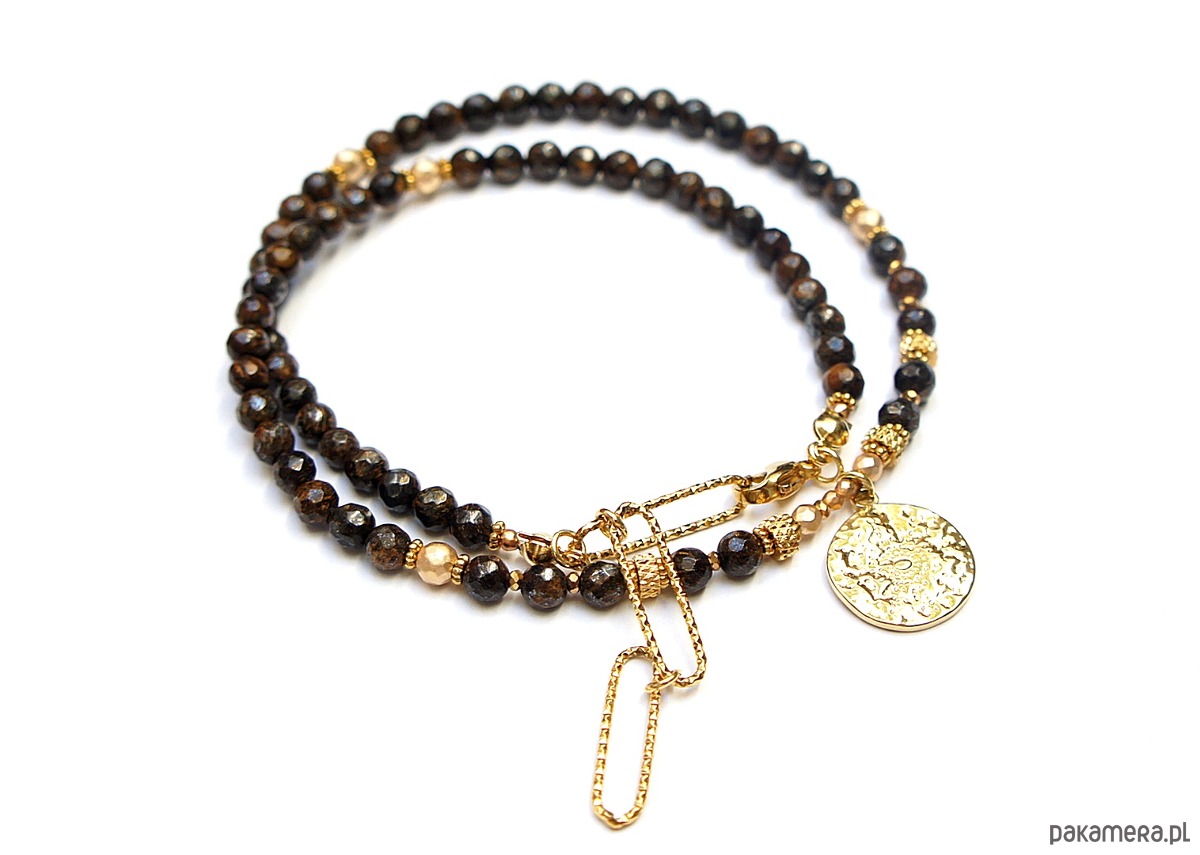 chokery Bronzyt /choker/ 26.10.25 naszyjnik - Szlachetna kolekcja 2