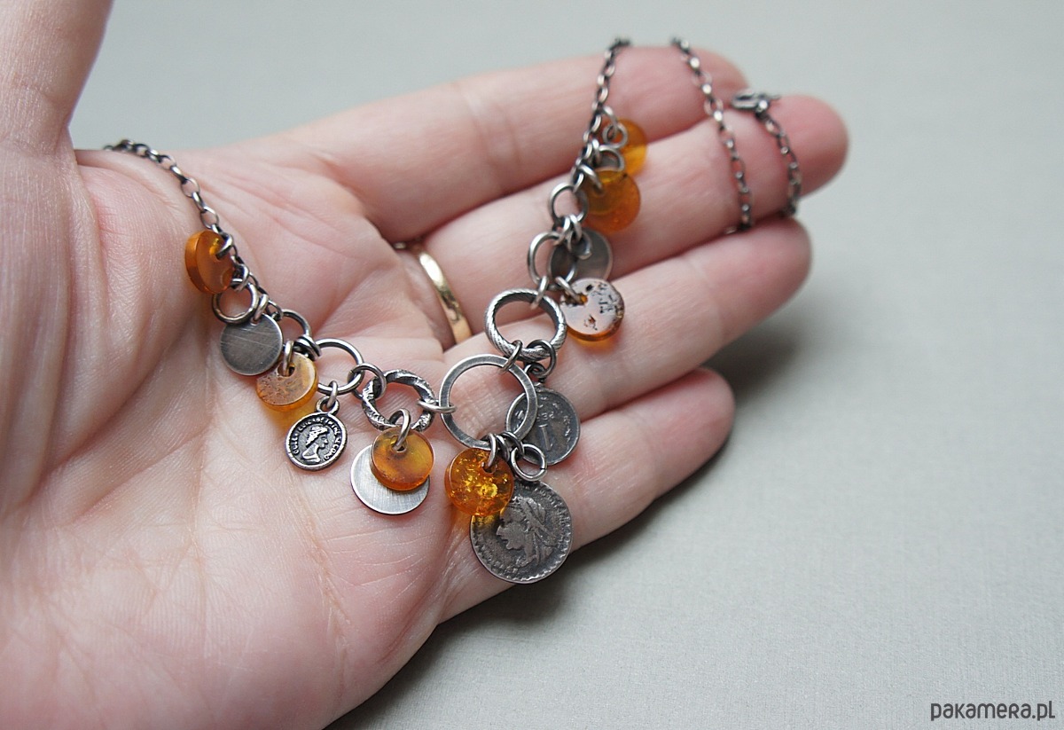 wisiory Amber chips -  naszyjnik 5