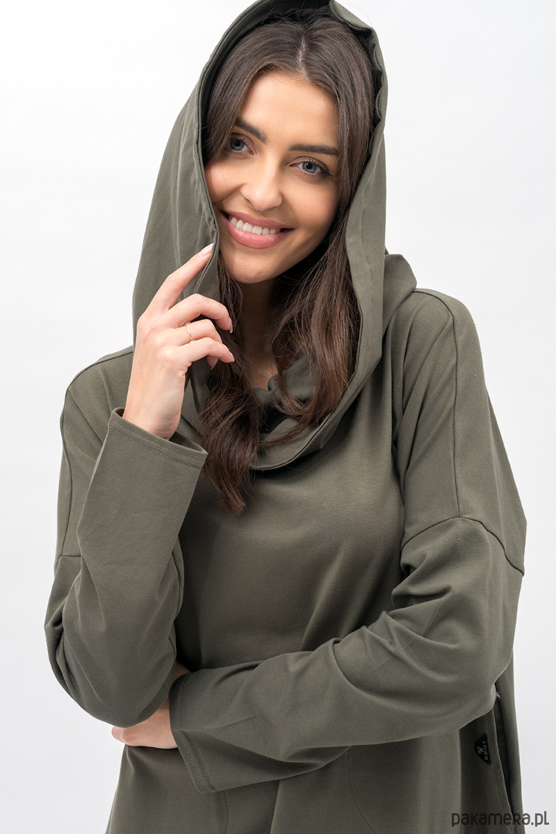 sukienki midi damskie Sukienka ,,NANA" khaki 4