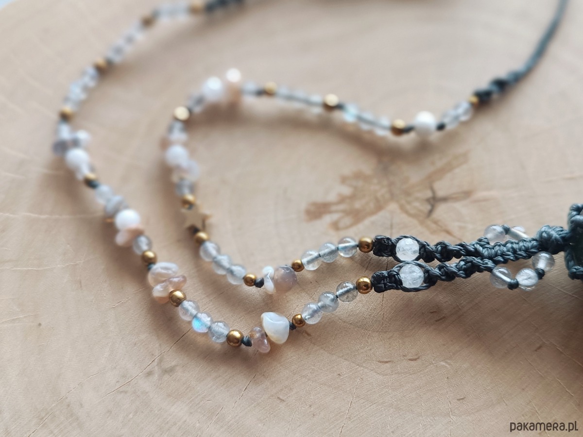 naszyjniki - inne Naszyjnik z labradorytem 4