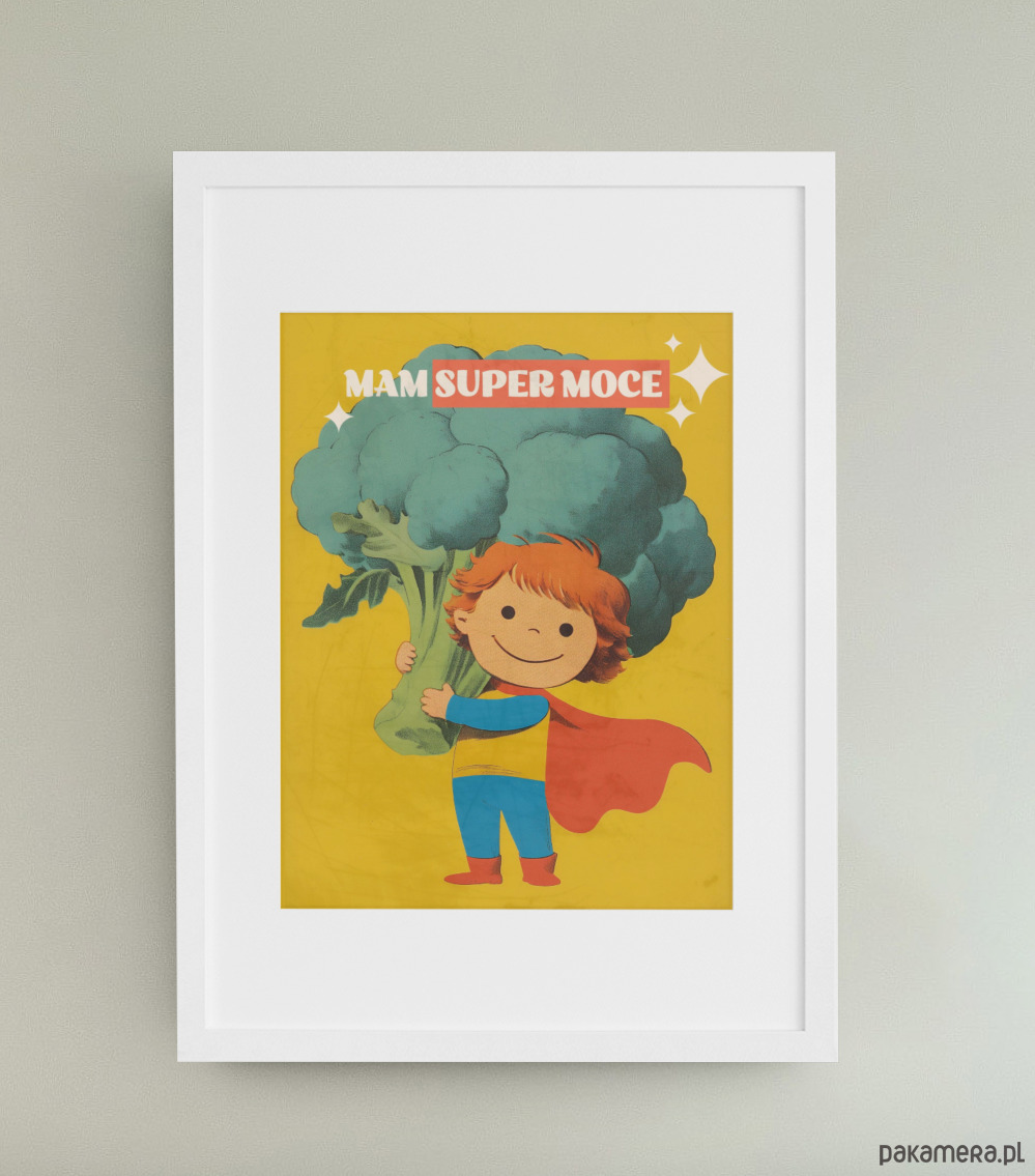 plakaty Plakat  mam super moce 1