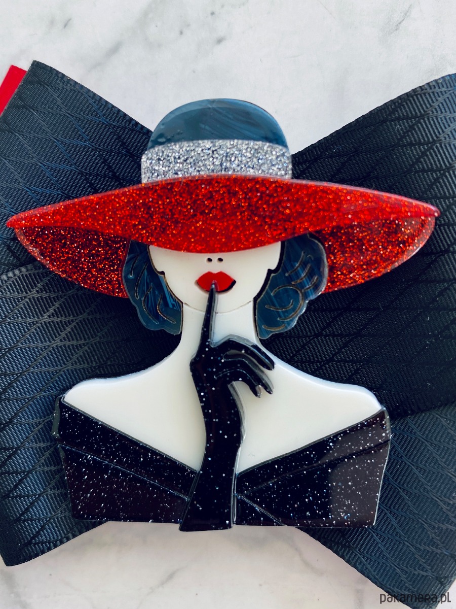 broszki Kolekcja Pop Art Dama  Brosza z Damą 1 szt 5