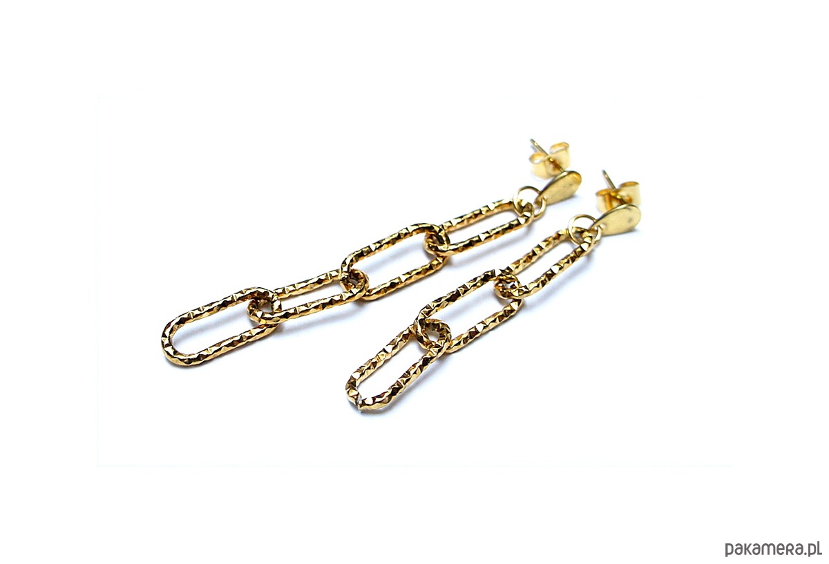 kolczyki pozłacane Kolczyki pozłacane Alloys Collection /Odd/ - Chain vol. 4 4