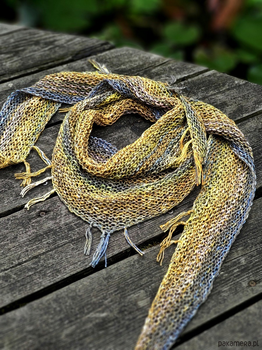 szale damskie Cytrusy / chustka 2