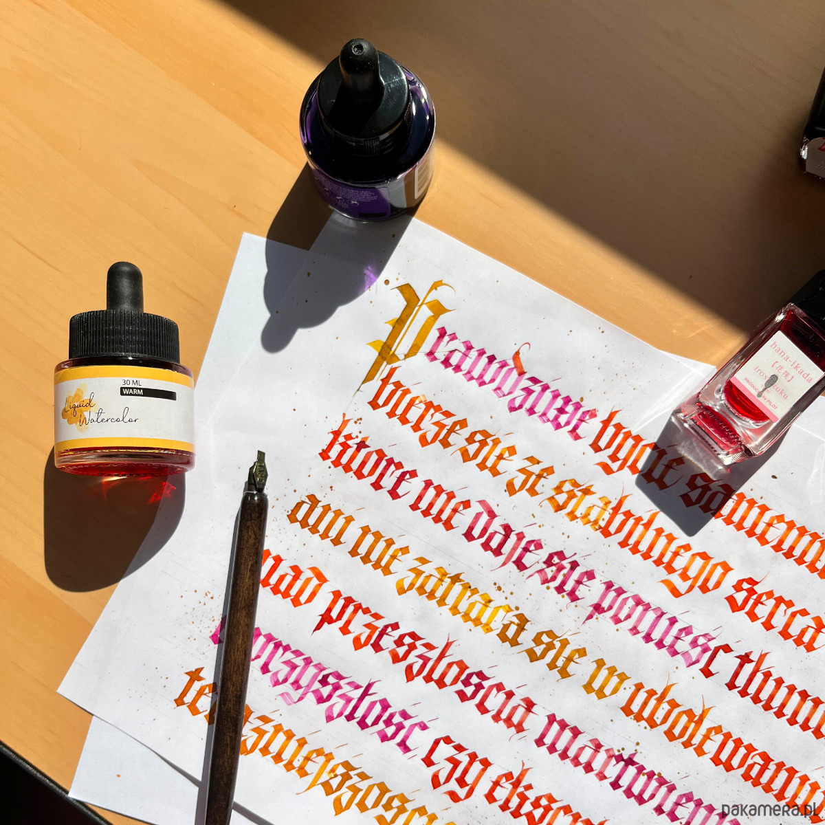 Warsztaty inne Tekstura Małe Litery - warsztaty kaligraficzne 1