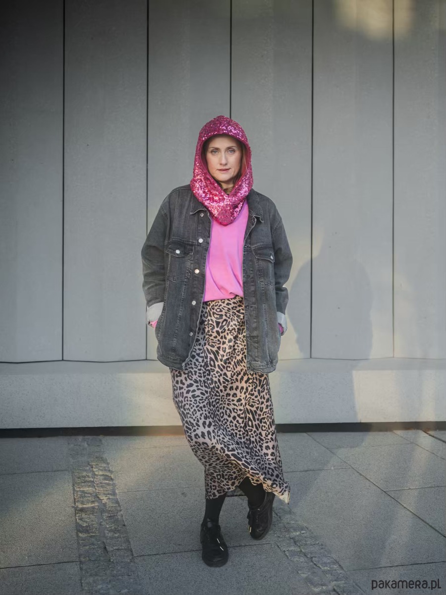 czapki damskie Cekinowy Tulik/kaptur 1