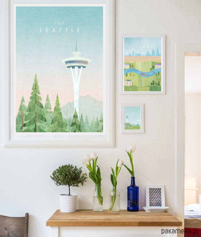 plakaty Seattle - vintage plakat 50x70 cm 2