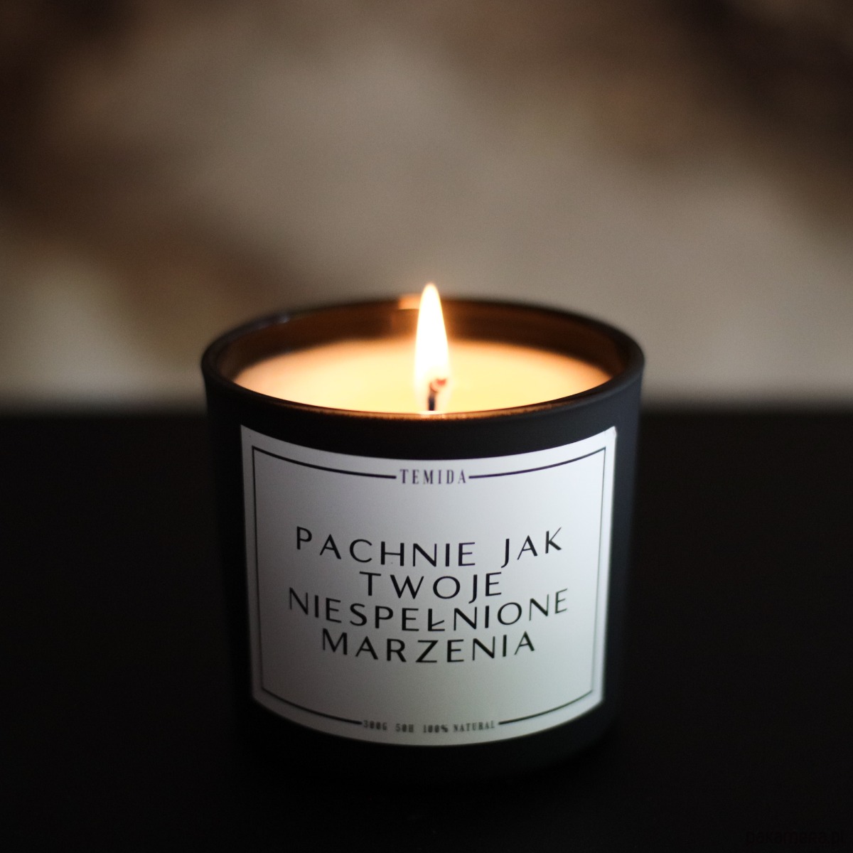 świeczniki i świece Świeca sojowa zapachowa Pachnie jak Twoje niespełnione marzenia 1