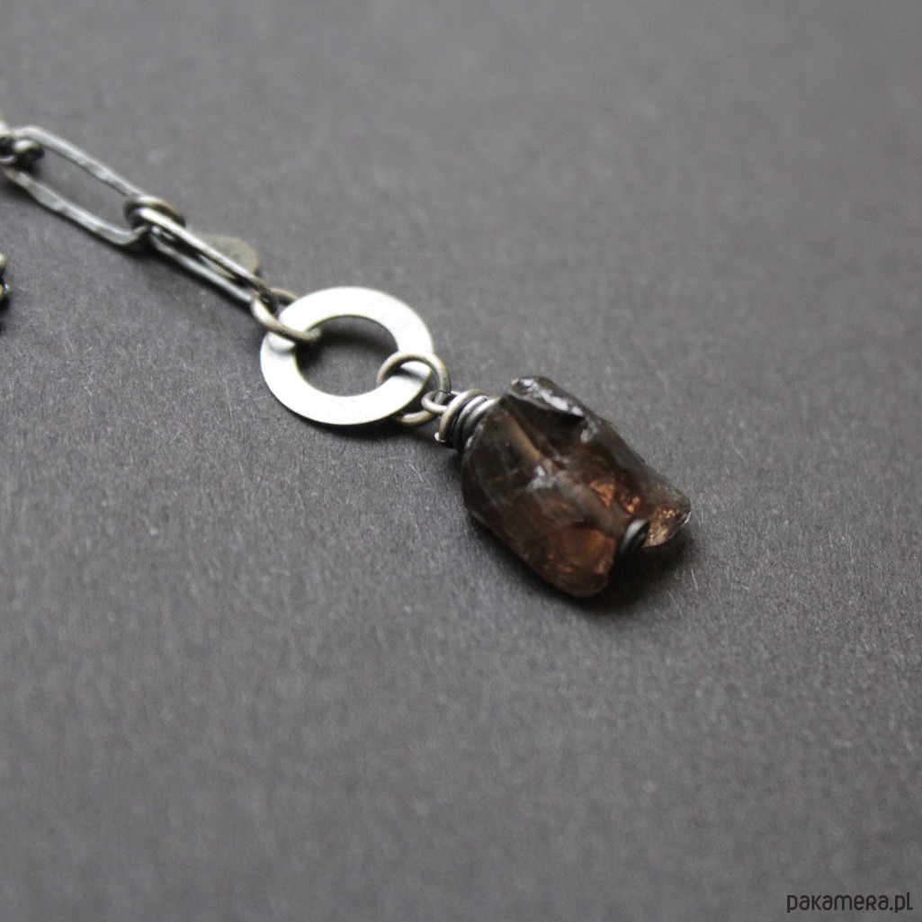 naszyjniki - inne Naszyjnik Kwarc dymny 4